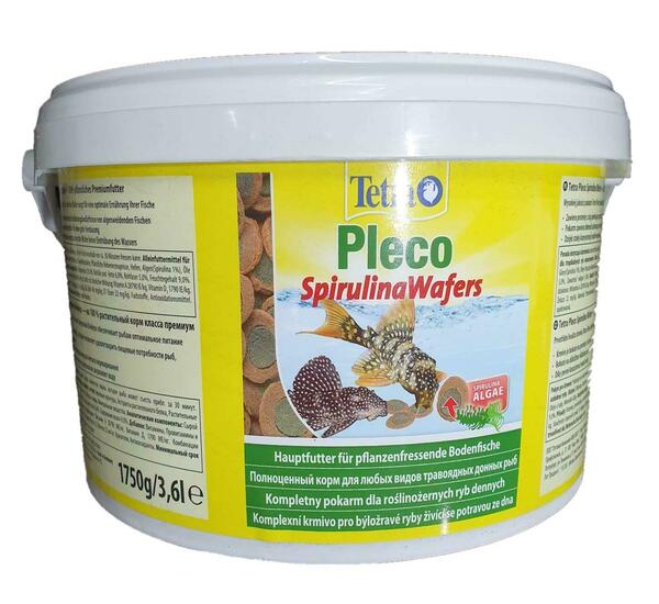 Корм Tetra Pleco Spirulina Wafers 3,6л (ведро)